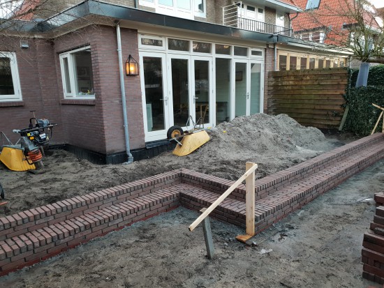 Alandrium tuinaanleg - constructie metselwerk Alandrium tuinaanleg - constructie metselwerk